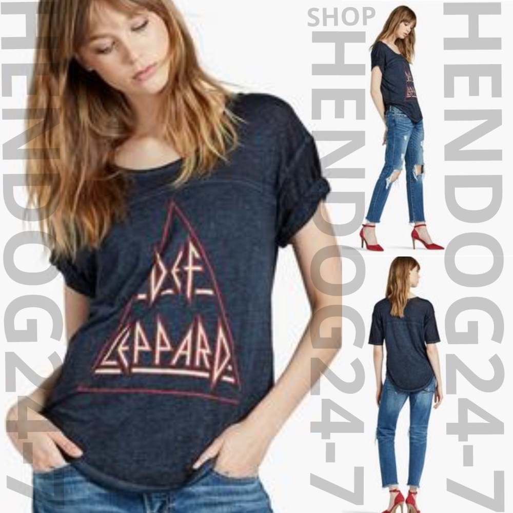 LUCKY BRAND WOMEN'S DEF LEPPARD ROCK OF AGES TEE